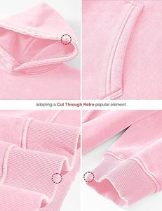 Sudadera con Capucha Ajustable con Cordón, Bolsillo Canguro, Costuras Duraderas, Tela de Alta Calidad, Estilo Urbano Moderno - Product Image 5