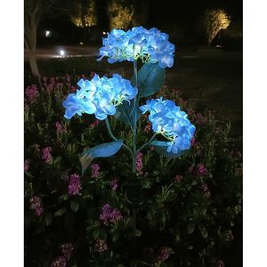 Set di 4 Luci Solari da Giardino, Grandi e Realistiche, a Forma di Fiore Ricamato, per Cortili e Prati Esterni - Product Image 2