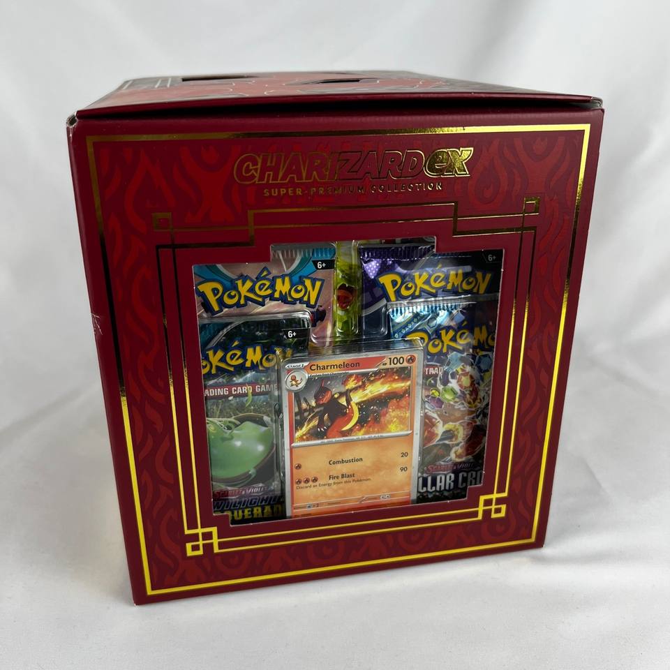 US Stock Sealed Pokemon TCG Charizard ex Super-Premium Collection Box ...