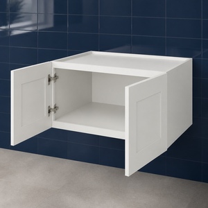 Private Label 36 x 15 Inch Kitchen <b>Wall</b> <b>Cabinet</b> <b>White</b> Shaker 24 Inch Deep RTA OEM Vietnam Manufacturer - Product Image 5
