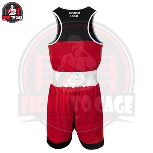 Ensemble de vêtements de sport unisexe pour adultes, léger, extensible, respirant et anti-transpiration, débardeur et short de boxe, polyester/spandex, arts martiaux - Product Image 2