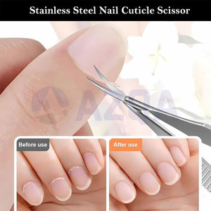 Stainless Steel Spring Action <b>Cuticle</b> <b>Scissors</b> For Professional Manicure Nail Care And <b>Cuticle</b> Trimming - Product Image 4