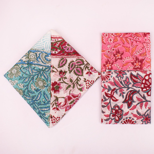 Pañuelos de Algodón Estampados, Multicolores, Florales, Estilo Vintage, Pañuelo Cuadrado, para Viajes, Ciclismo, Senderismo, Regalo de Boda - Product Image 3