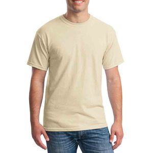 เสื้อยืดลำลองผู้ชายแบบสั่งทำพิเศษ เนื้อผ้าหนา 100% ผ้าฝ้าย ระบายอากาศได้ดี แห้งเร็ว เสื้อยืดเรียบๆ โลโก้ด้านหน้า - Product Image 4
