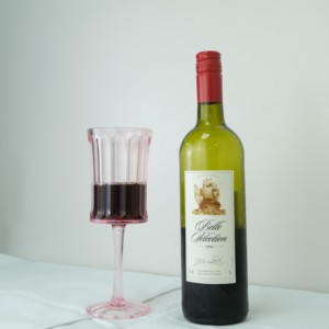 [Holar] Taiwán hizo Retro plástico irrompible copa de vino de Pilar rosa para Bar restaurante fiesta boda - Product Image 5