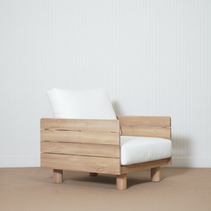 Canapé d'extérieur moderne de luxe pour hôtel avec structure en teck et coussins résistants aux intempéries pour cour et salon - Product Image 3