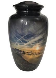 Urna de cremación de latón recién llegada con urna de cremación de recuerdo de estilo elegante para cenizas humanas disponible a precio de lote - Product Image 2