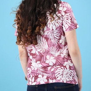 T-shirt imprimé pour femmes, doux et respirant, vêtements décontractés pour les voyages et les activités quotidiennes, T-shirt imprimé à manches courtes, à la mode - Product Image 3