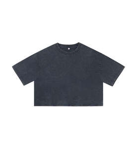 Camiseta Corta de Moda para Mujer, Prenda de Algodón, Producción al por Mayor, Fábrica - Product Image 5