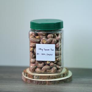Suministro Directo de Fábrica con Certificación ISO, Envase Personalizado OEM de Vietnam, Nueces de Anacardo Tostadas Premium en Frasco Cuadrado de 500g (Tapa Verde) 12 - Product Image 4