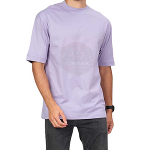 เสื้อยืดโอเวอร์ไซส์ผู้ชาย ผ้าฝ้ายพรีเมียม คอกลม ทรงหลวม สไตล์ลำลอง เสื้อผ้าสตรีทแวร์ ผู้ผลิต ขายส่ง - Product Image 1