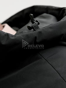 Blouson matelassé streetwear pour homme, à capuche, imperméable, coupe-vent, personnalisé, pour le printemps, style universitaire, pour moto, en duvet de canard - Product Image 5