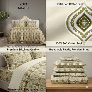 Wrinkle Free Woven Modern Washed Cotton Twin Size <b>Bedding</b> <b>Set</b> with Polyester Filling Easy Care Bed Sheets - Product Image 6