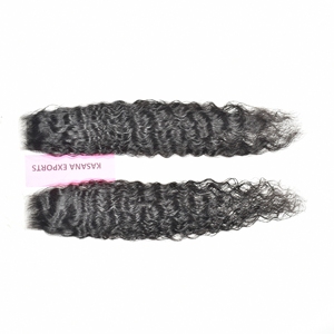 Extensiones de Cabello Humano Rizado con Ondas a Máquina, Cierre de Encaje 2*6, Doble Trama, Remy, Sin Procesar, Cutícula Alineada, Venta al por Mayor - Product Image 5