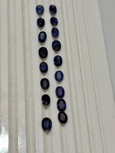 Lot de 10 pierres de saphir bleu naturel ovales 4x6mm certifiées, pierres lâches pour la création de bijoux, prix d'usine, pierre de naissance de septembre - Product Image 4
