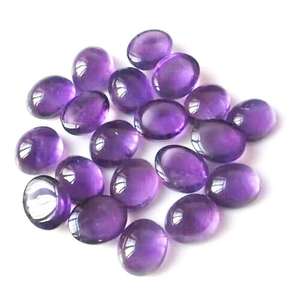 Ametyste violette naturelle, forme ovale, lisse, 4x6mm, pierre précieuse en améthyste en vrac pour la création de bijoux, améthyste naturelle, vente en gros - Product Image 3