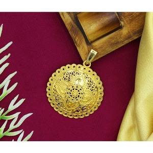 Colgante encantos Dubai indio de moda chapado en oro colgante conjunto de joyería colgante de joyería de moda - Product Image 4