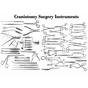 Juego de instrumentos de Neurocirugía de 151 piezas de acero quirúrgico alemán - Product Image 1