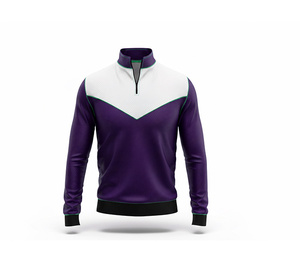 Sudadera con Cierre de Cremallera de un Cuarto para Hombre, Sublimada, Fabricante de Ropa Deportiva para Hombre, Mujer y Jóvenes, de Secado Rápido, para Equipos - Product Image 5