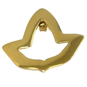Boucles d'oreilles clous en vermeil or jaune 14K, petites feuilles de lierre ouvertes, pour femme, bijoux botaniques élégants, clous minimalistes tendance - Product Image 3
