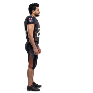 Ensemble d'uniformes de football américain personnalisés sublimés pour hommes, maillot Pro-Cut avec tissu extensible 4 directions et pantalon rembourré, kit d'équipe de gridiron OEM - Product Image 3