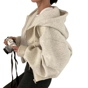 Sudadera con capucha Versión alta Old Washed Chip Vintage Hip Hop Pintado a mano Street Graffiti Pullover - Product Image 1