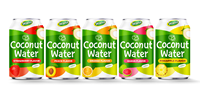 Gratis monster 100% natuurlijk kokoswater & lychee smaak, puur natuurlijk, gezond, hoogwaardig fruit- en groentesap, OEM-service mogelijk
