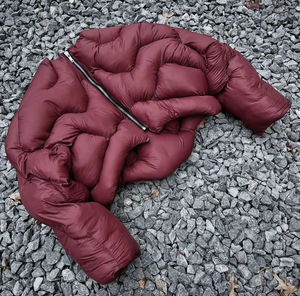 Custom Streetwear Winter Warm Zipper Men <b>Bubble</b> Short Crop Puffer <b>Coats</b> Knitted Fabric Down Jackets - Product Image 4