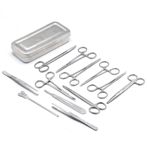 Premium <b>13</b>-Piece Manual Minor Surgery Set Stainless Steel Surgical Instruments Kit CE Certified for Hospital and Clinic Use - Product Image 4