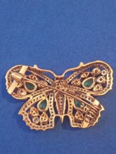 Amaira Jewels - Broche Vintage con Diseño de Pavo Real, Plata 925, Cristales de Lujo, Piedras Verdes con Corte de Pera, Joyería Unisex, Regalo Hecho a Mano - Product Image 6