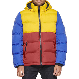 Chaqueta de Invierno Estilo Urbano para Hombre, con Capucha y Cierre Frontal, de Lana y Nailon, con Técnica de Lavado, Servicio OEM Disponible, Impermeable - Product Image 5