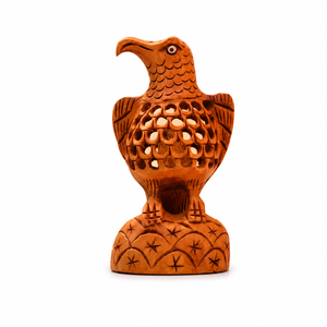 Escultura de águila de madera hecha a mano, estatua decorativa artística para la decoración del hogar y la sala de estar - Product Image 2