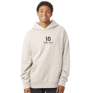 Sweat-shirt à capuche pour homme, poids moyen 280 g/m², couleur ivoire, en molleton de coton premium, style streetwear décontracté, logo personnalisé OEM ODM - Product Image 1