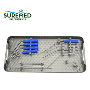 Ensemble d'instruments manuels en acier inoxydable UBE Spine pour procédures endoscopiques biportales unilatérales avec étui - Product Image 2