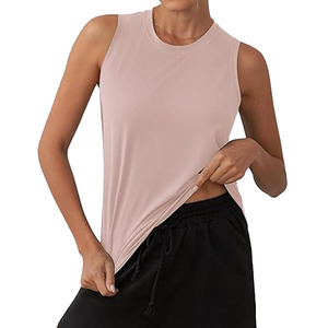 Débardeur pour femme en tissu tricoté respirant au design unique, taille personnalisée, durable, vente en gros de vêtements 2027 - Product Image 2