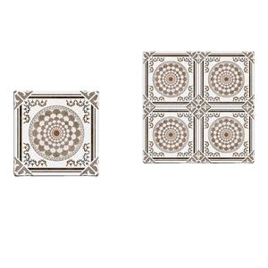 Décoration de conception de tapis de couleur blanche Carrelages en porcelaine polie 40x40cm - Product Image 1