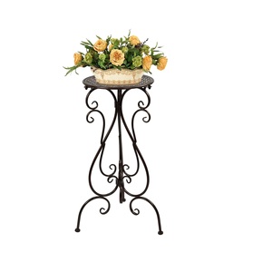 Support de plantes fonctionnel en fer, fabriqué par un fabricant fiable, avec étagères de rangement, adapté à l'organisation des outils de jardinage et des pots de plantes - Product Image 3