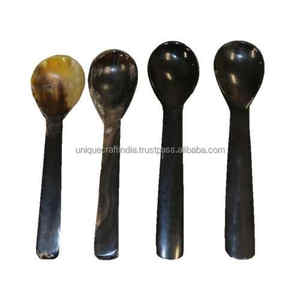 Tenedor de resina hecho a mano de la mejor calidad de la India, utensilios de madera altamente pulidos para boda, logotipo personalizado para servir en el hogar y el hotel - Product Image 2