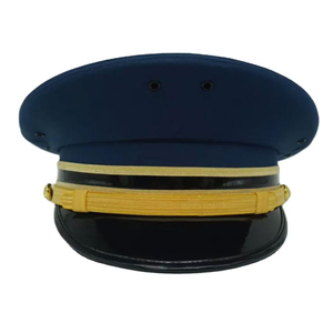 Casquettes à visière brodées sur mesure avec écusson en bullion blanc, chapeaux uniformes de haute qualité, coupe structurée, vente en gros, fabricant en vrac - Product Image 1