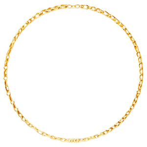 Collar de Cadena de Caja de 4 mm, Chapado en Oro de 14K, Plata de Ley 925, 20 Pulgadas, Unisex, Joyería de Moda al por Mayor, Regalo - Product Image 2