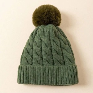Bonnet tricoté unisexe pour femme, style pêcheur, à revers court, en coton 100% jacquard rayé, personnalisable avec logo de marque privée, vente en gros - Product Image 1