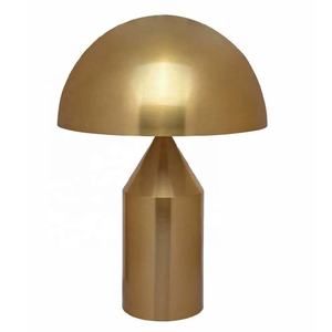 High Quality Midcentury Eco-Friendly Aluminium <b>Table</b> <b>Lamp</b> Base Brushed <b>Gold</b> Finish Living Room Bedroom Decor - Product Image 2