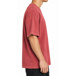 Camisetas Extra Grandes de Corte Holgado, Poliéster Premium, Manga Corta para Hombre, 220g, Impresión Personalizada, Fabricante OEM ODM, Venta al Por Mayor, Ropa Urbana - Product Image 3