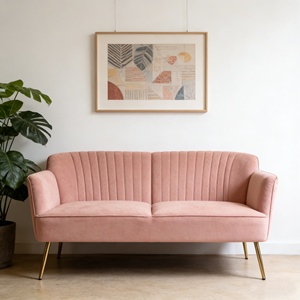 Divano a Due Posti Comodo per Soggiorno, Stile Moderno, Morbido, Poltrona Araba a Due Posti per 2 Persone - Product Image 3