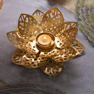 Cuenco de Cobre Hecho a Mano de Lujo con Tapa, Decorativo y Martillado, para Velas de Aromaterapia, Portavelas para Decoración de Mesa de Spa en el Hogar - Product Image 4