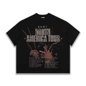 Camiseta Formal Negra para Hombre, Corte Ajustado, Estampado Animal, 100% Algodón, Impresión Digital, Logotipo Frontal, Ecológica, 2026 - Product Image 4