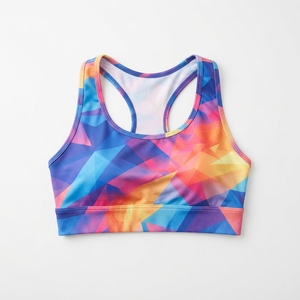 Ropa Deportiva al por Mayor, Top Deportivo Corto Transpirable con Estampado Personalizado para Gimnasio y Entrenamiento - Product Image 3