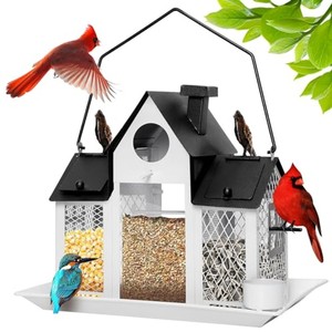 Torre de Alimentación para Pájaros de Acero y Madera de Acacia al por Mayor |   Comederos Industriales para Jardín en India - Product Image 4