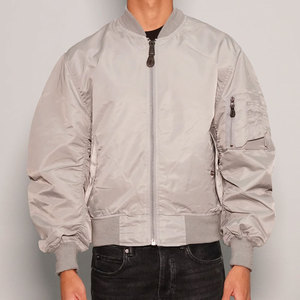 Custom Logo Men Blank Bomber <b>Jackets</b> Casual Slim Lightweight Outwear Sportswear Coat Breathable Baseball <b>Jacket</b> - Product Image 1
