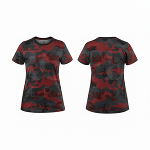 เสื้อยืดแขนสั้นลายพรางสำหรับผู้ชายใส่เที่ยวหน้าร้อน เสื้อผ้าลำลองผ้าฝ้ายคอกลม รับผลิตแบบ OEM ODM - Product Image 2